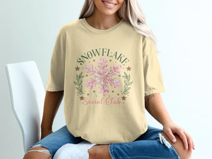 Snowflake Social Club Graphic Tee shirt product
