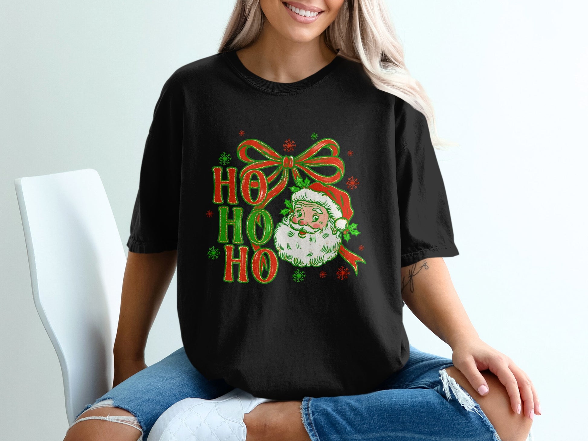 Ho Ho Ho Santa Claus Graphic T-shirt product type