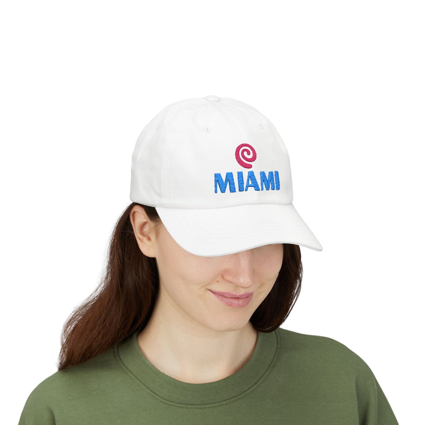 Miami Embroidered Dad Cap — Retro Coastal Baseball Hat