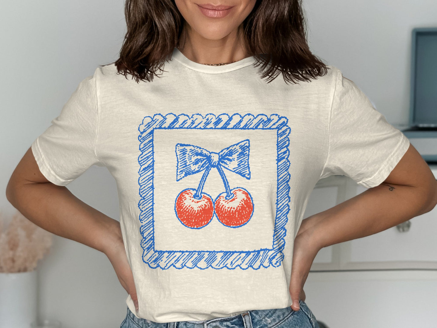 Fashionable Cherry Graphic Tee product type