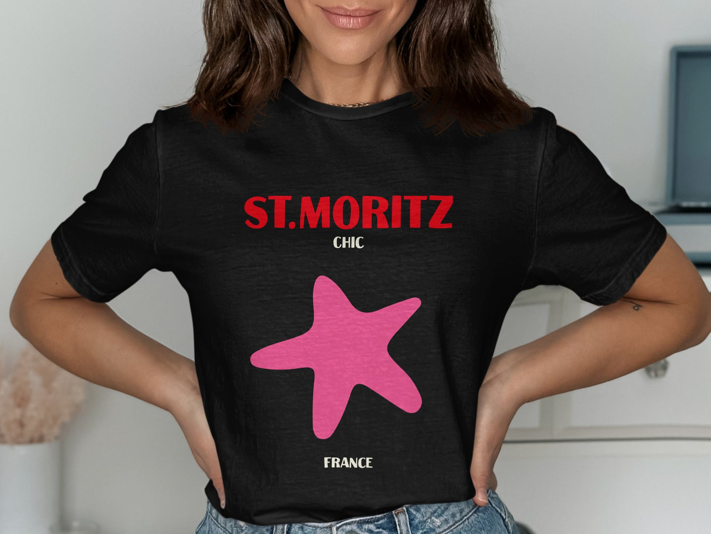 Chic St Moritz France Starfish Graphic T-shirt product