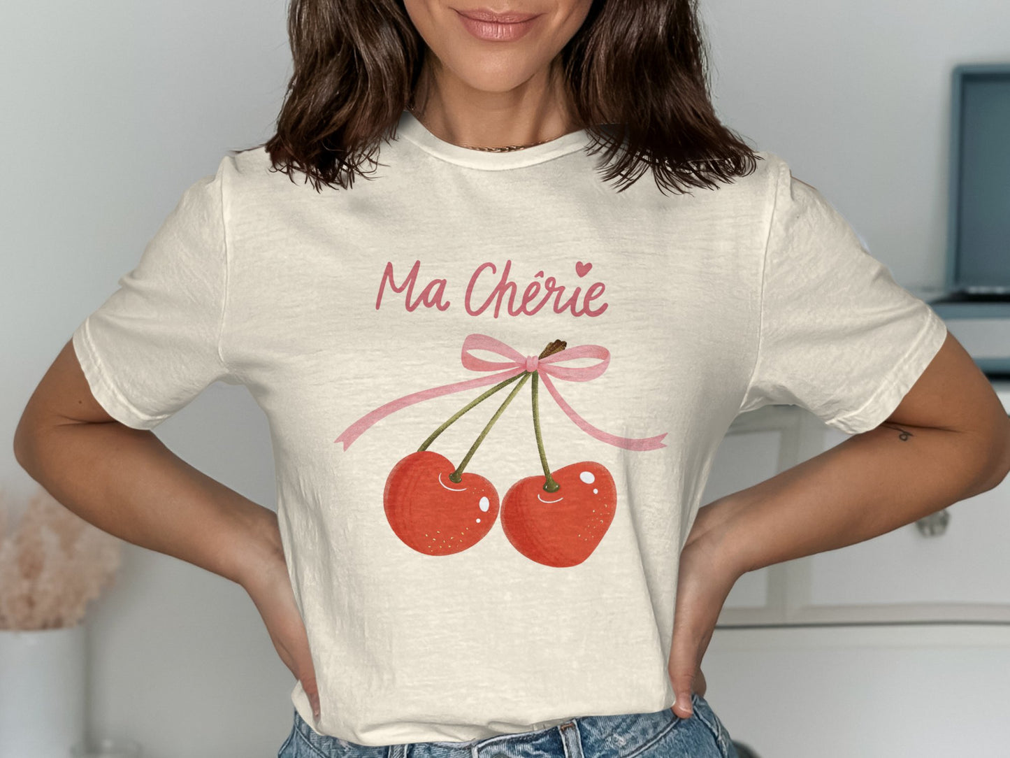 Ma Chérie Cherry Graphic Tee shirt product type