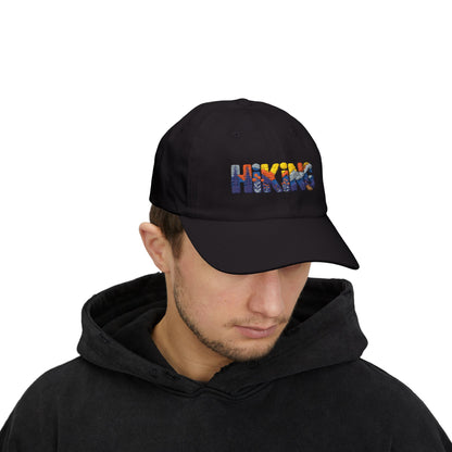 Hiking Dad Cap – Mountain Scenic Embroidered Hat for Outdoor Lovers