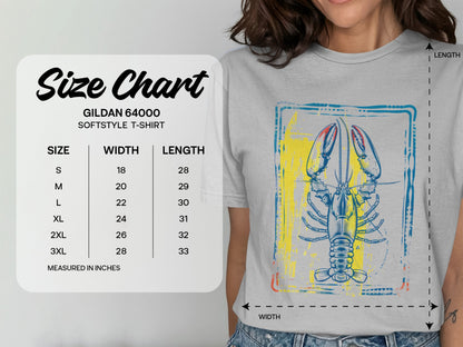 Artistic Lobster Graphic Design Unisex T-Shirt product