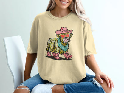 Cool Cowgirl in Sunglasses Graphic Tee product type