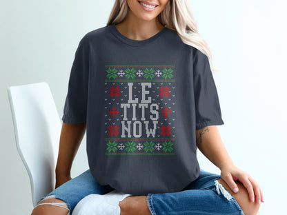 LET IT SNOW Graphic Funny Holiday Shirt product