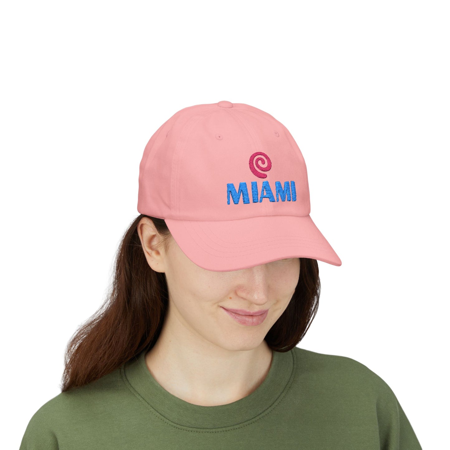 Miami Embroidered Dad Cap — Retro Coastal Baseball Hat