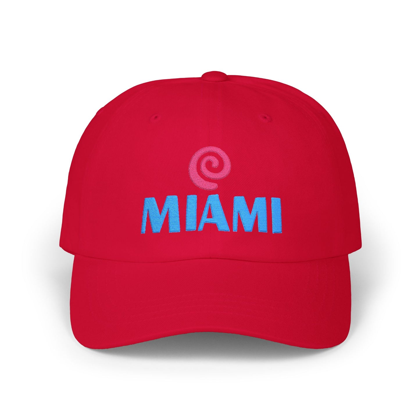 Miami Embroidered Dad Cap — Retro Coastal Baseball Hat