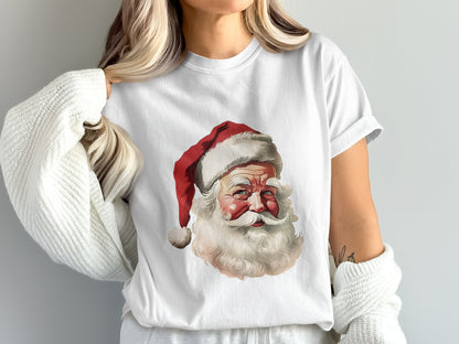 Vintage Santa Claus Graphic Tee for Holiday Festive product