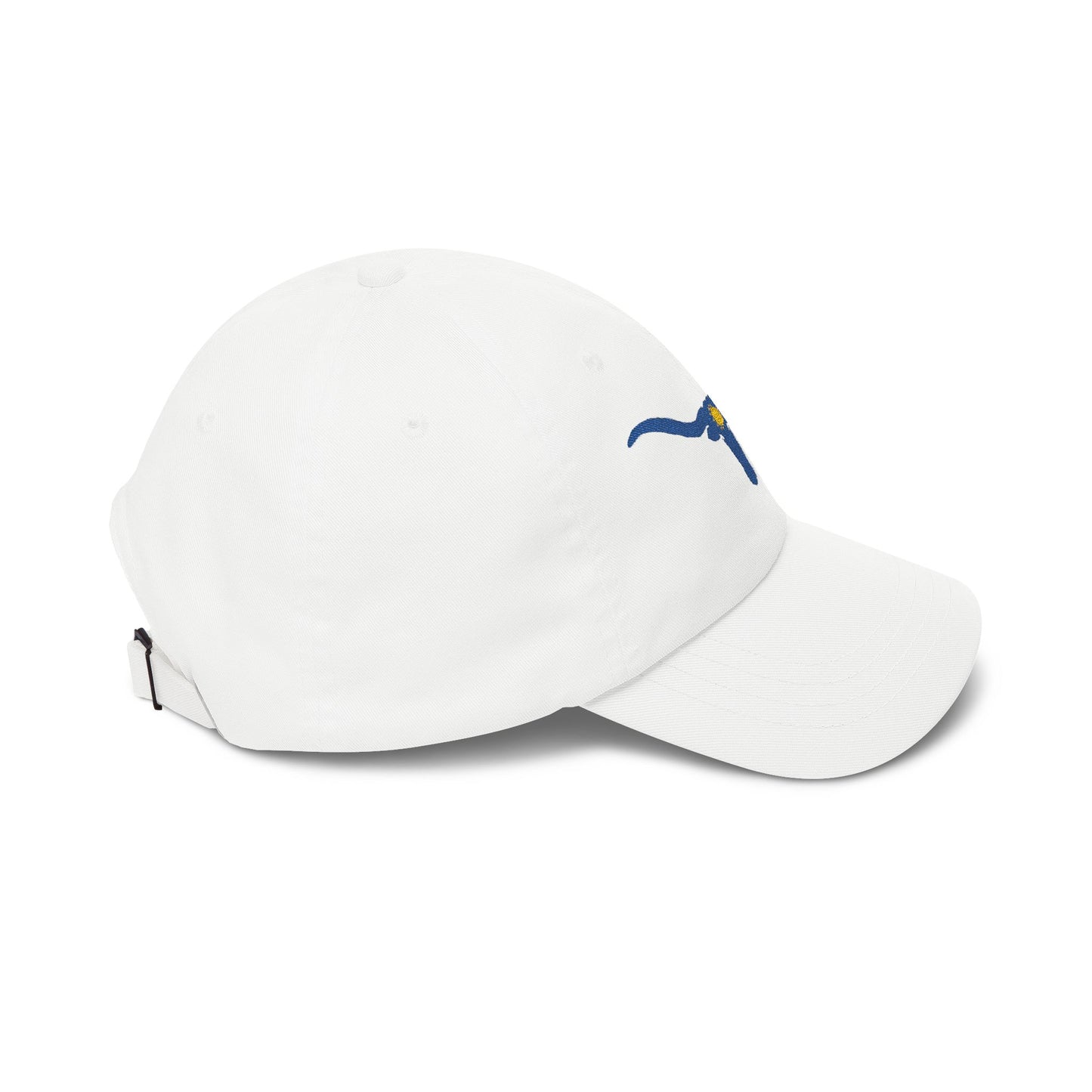 Embroidered Blue Longhorn Dad Cap Western Sun Hat