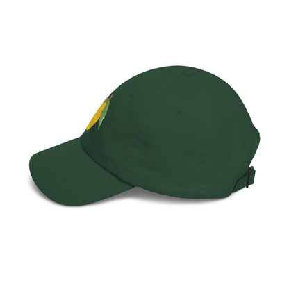 Lemon Embroidered Dad Cap Amalfi Capri Sicily Lemon Baseball Hat