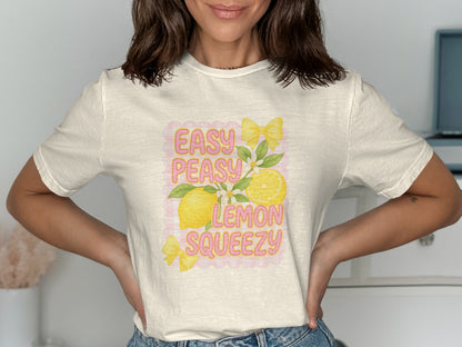 Easy Peasy Lemon Squeezy Graphic T-shirt product type