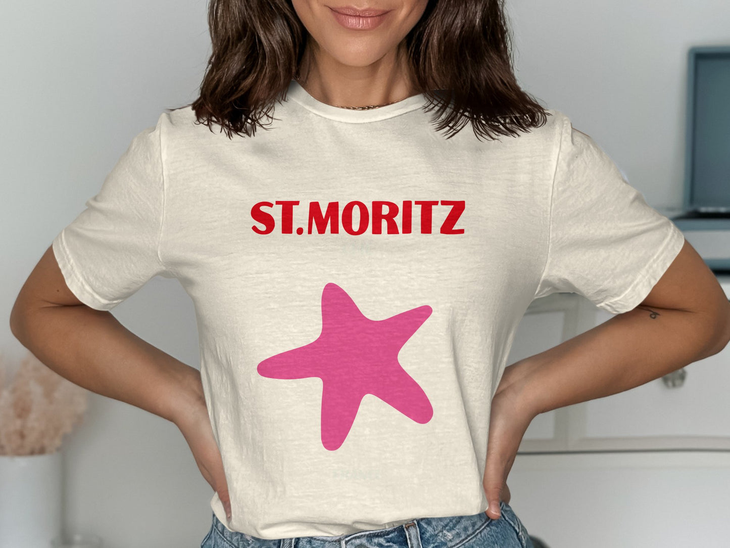 ST.MORITZ Starfish Printed Casual T-Shirt product