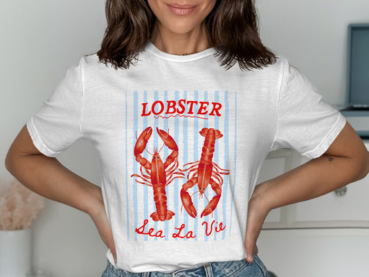 Sea La Vie Lobster Design T-Shirt product