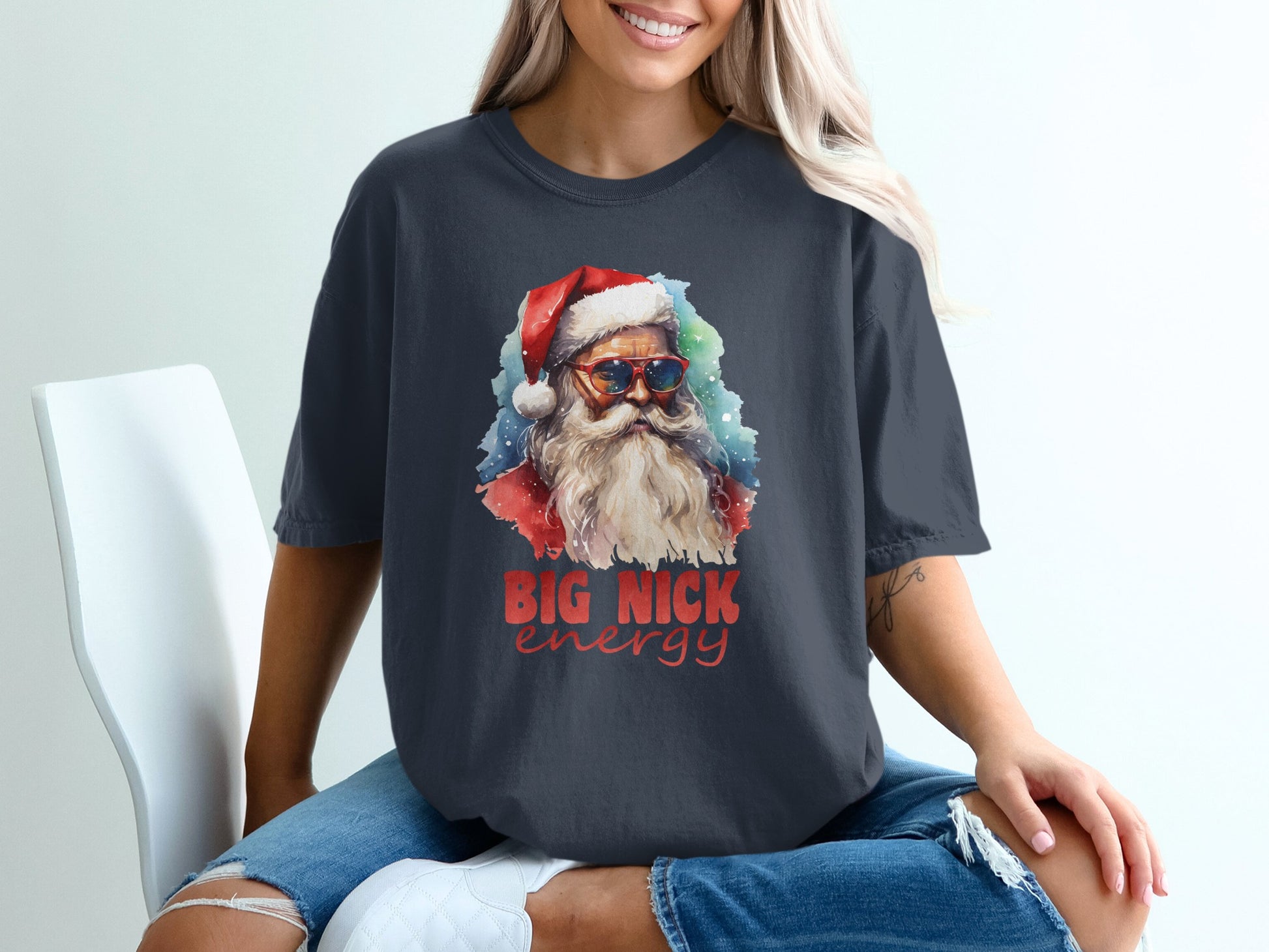 Big Nick Energy Santa Graphic Tee product