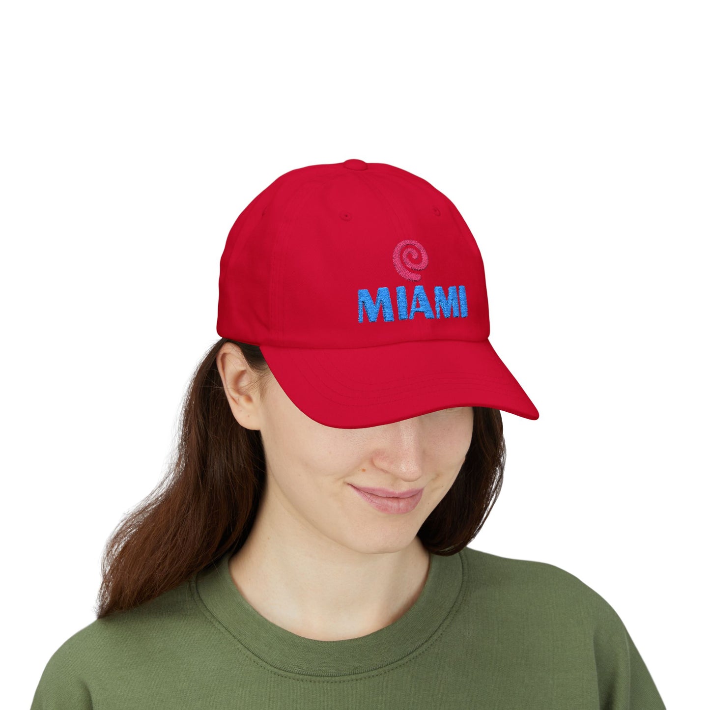 Miami Embroidered Dad Cap — Retro Coastal Baseball Hat