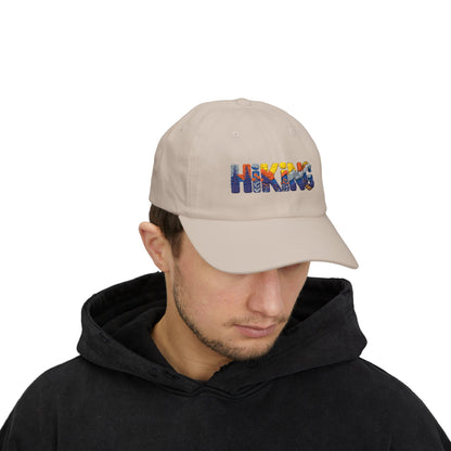 Hiking Dad Cap – Mountain Scenic Embroidered Hat for Outdoor Lovers
