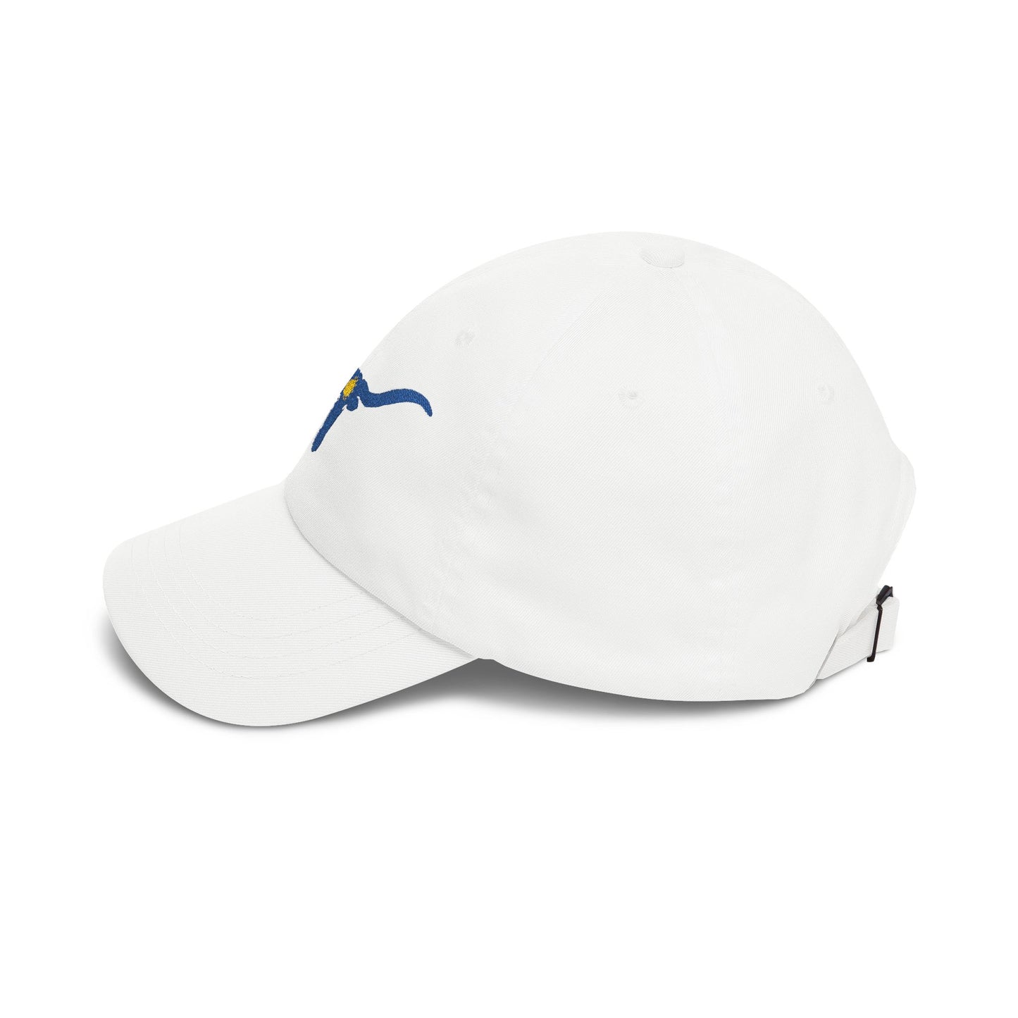 Embroidered Blue Longhorn Dad Cap Western Sun Hat