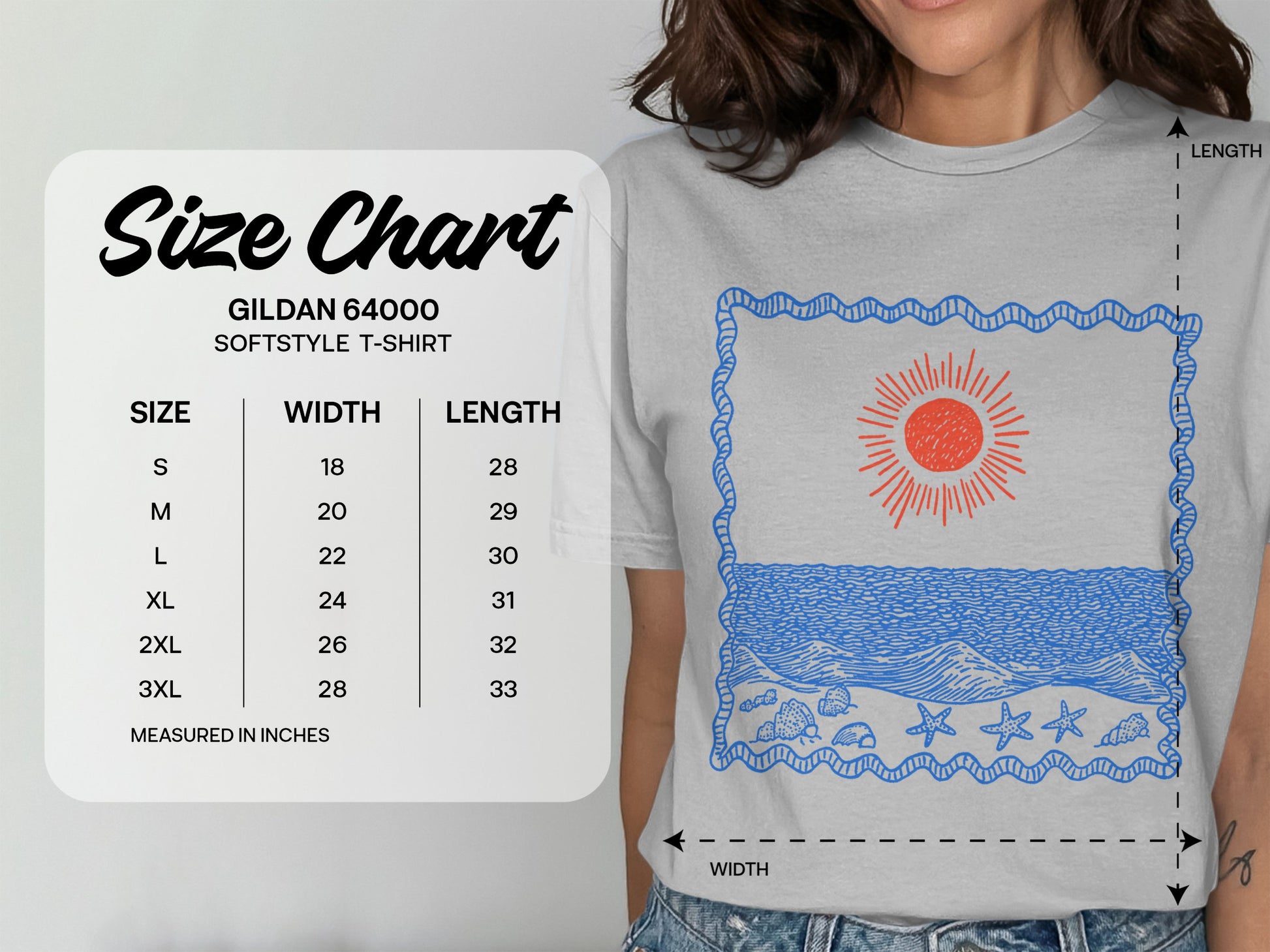 Sun and Sea Art T-Shirt Relaxed Fit Premium product