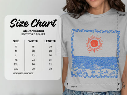Sun and Sea Art T-Shirt Relaxed Fit Premium product