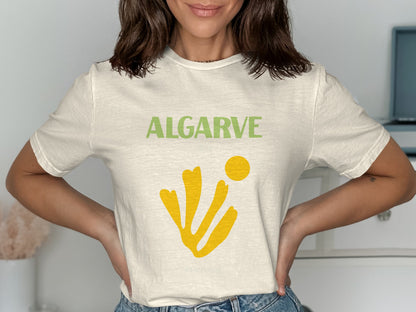 Algarve Yellow Hand Design Graphic T-shirt product