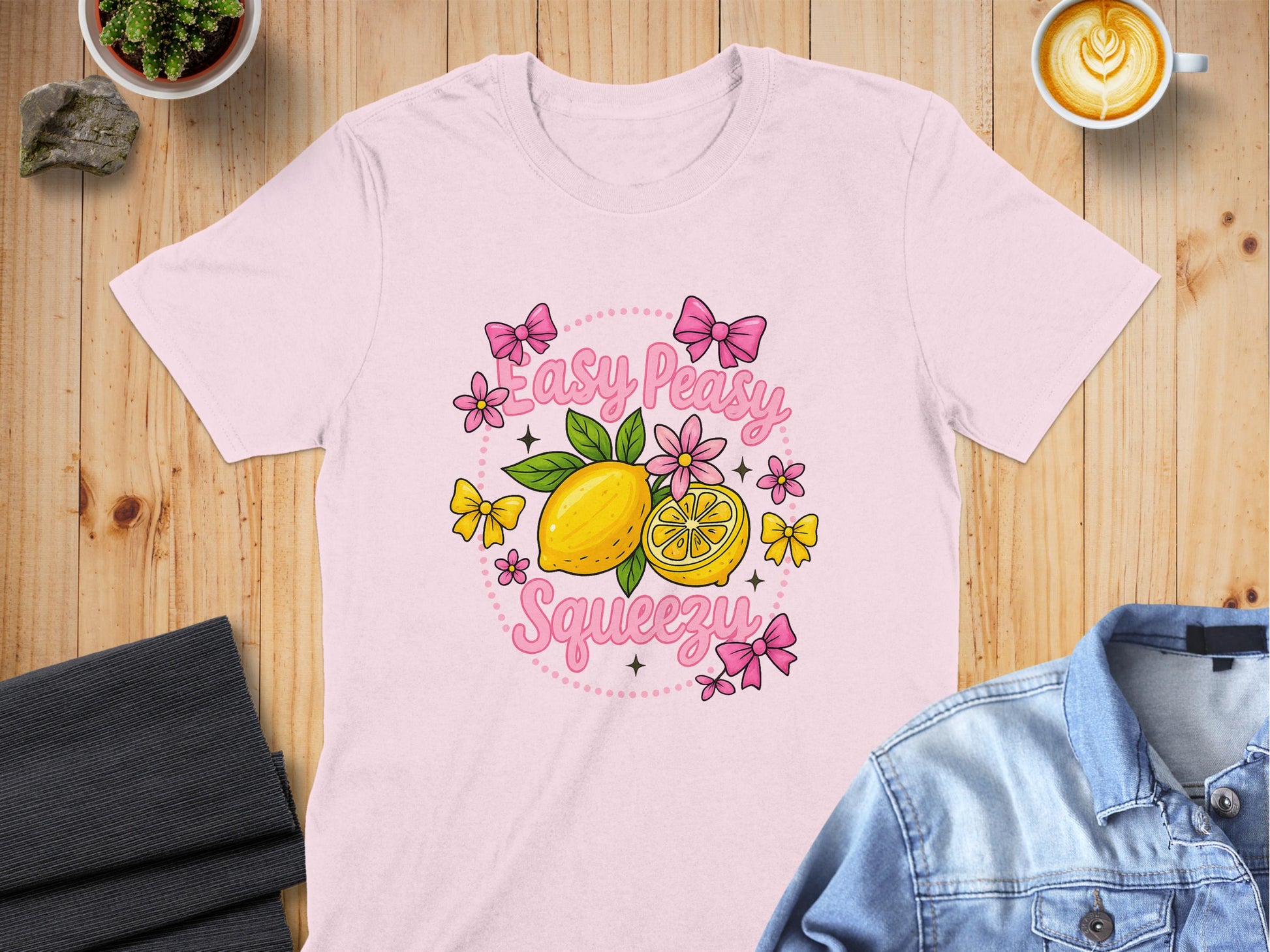 Easy Peasy Squeezy Lemon Themed Graphic Tee product