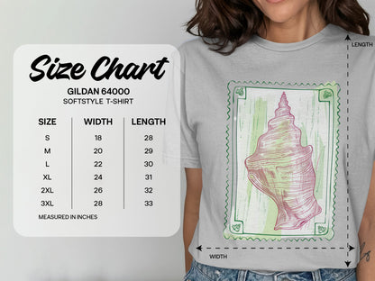 Artistic Shell Graphic Casual T-shirt product