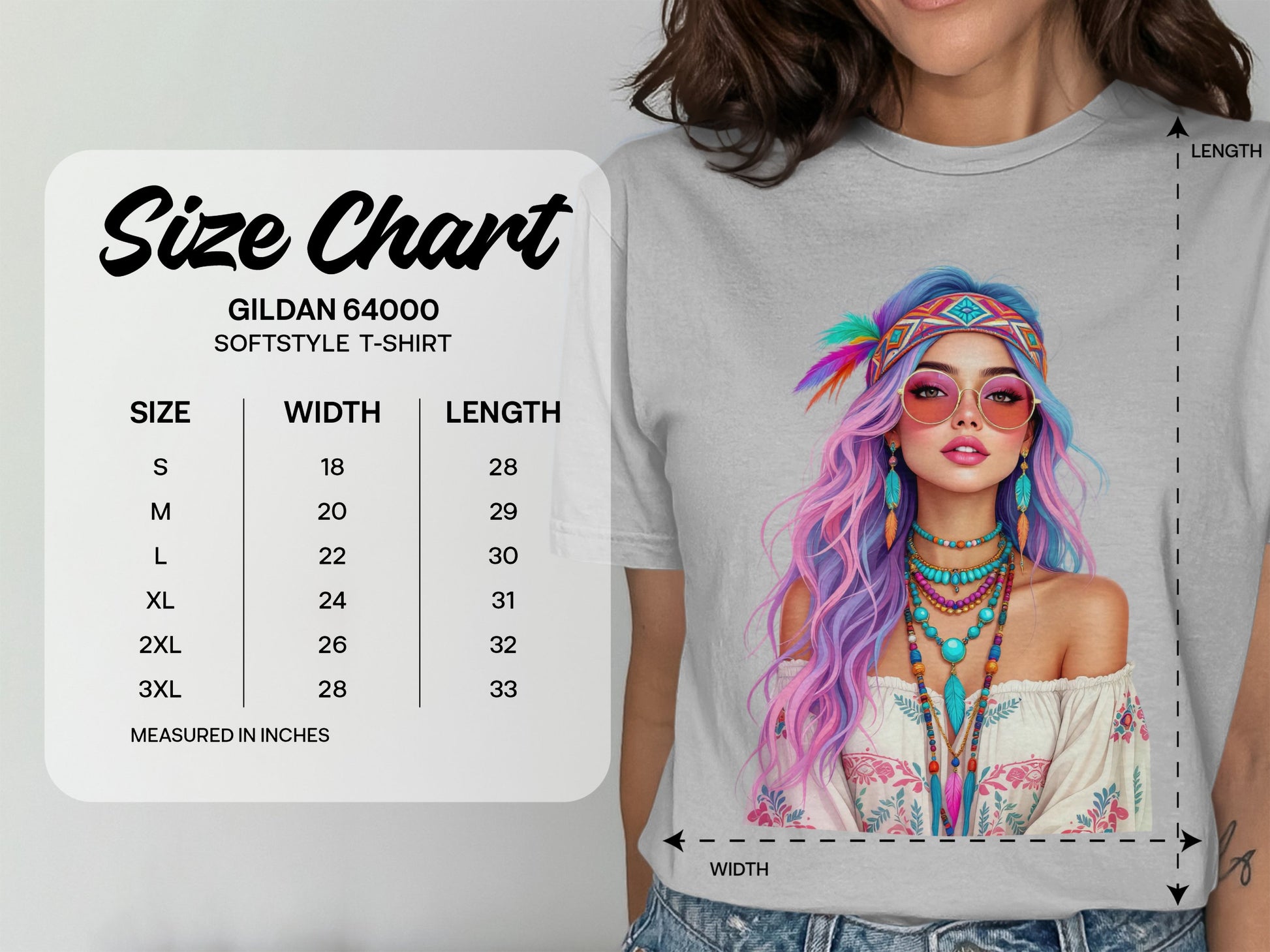 Colorful Bohemian Artwork Women's T-shirt product