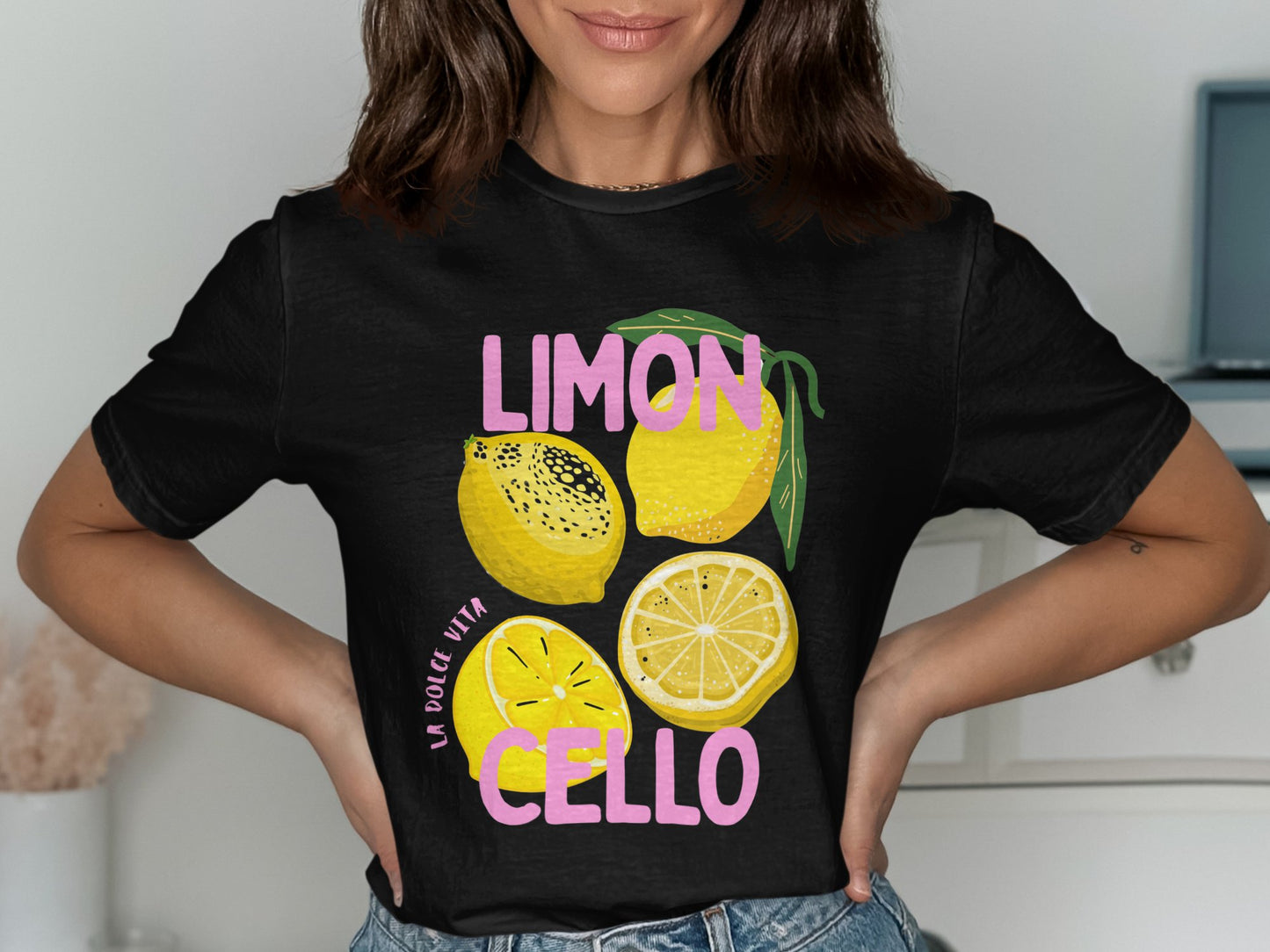 Vibrant Lemon Graphic Tee for Fun Casual Product