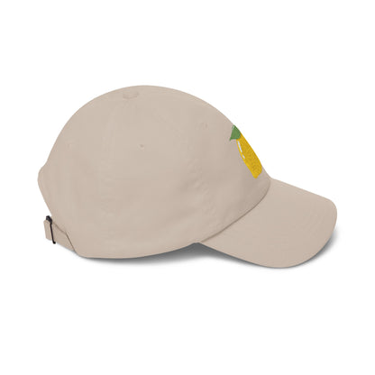 Lemon Embroidered Dad Cap Amalfi Capri Sicily Lemon Baseball Hat