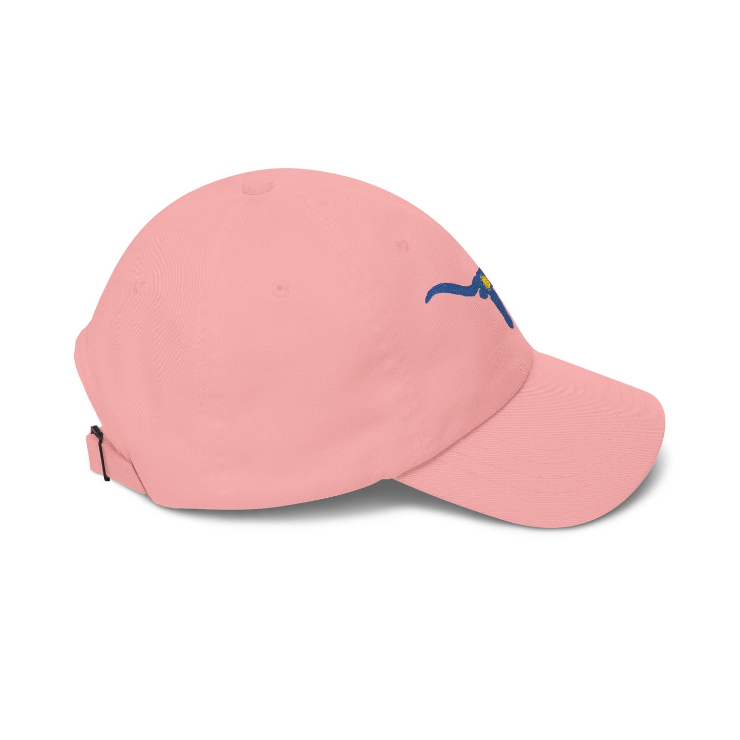 Embroidered Blue Longhorn Dad Cap Western Sun Hat