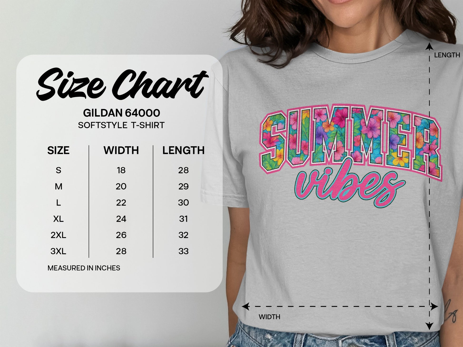 Colorful Summer Vibes Softstyle T-shirt product type