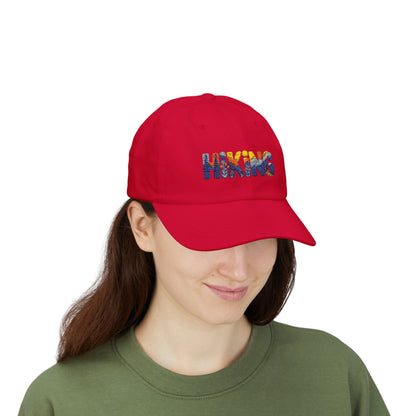 Hiking Dad Cap – Mountain Scenic Embroidered Hat for Outdoor Lovers