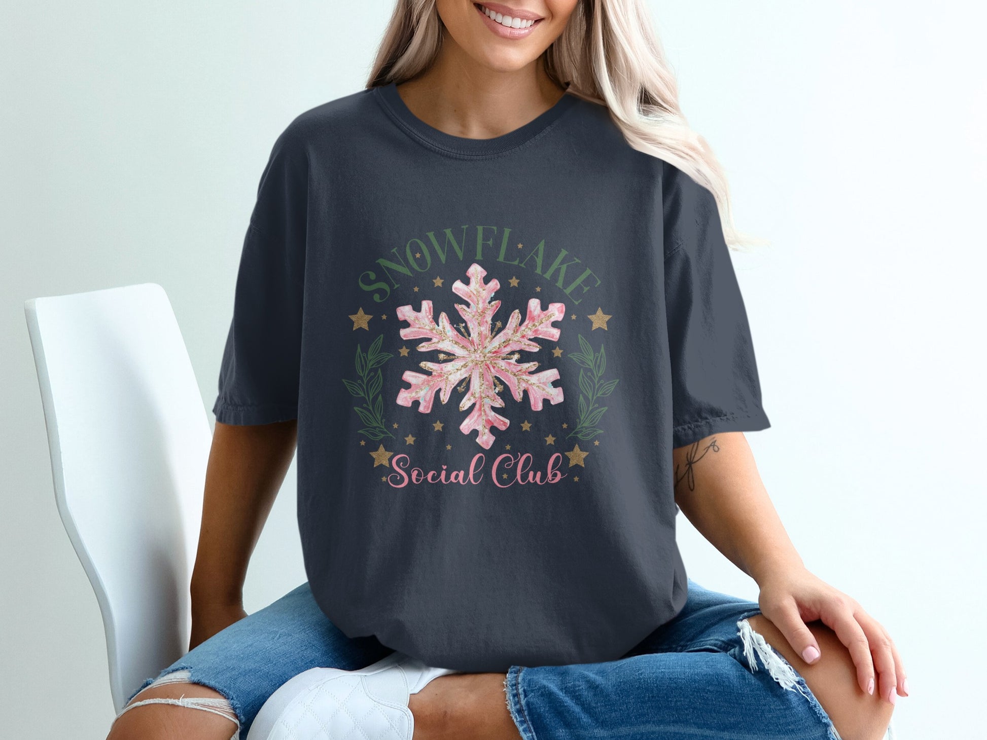 Snowflake Social Club Graphic Tee Shirt product type