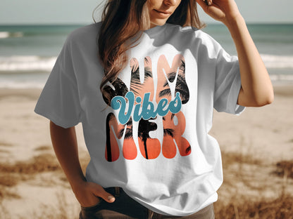 Summer Vibes Graphic Tee Beachwear Fashion Product