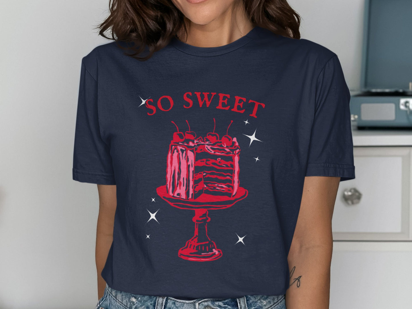 So Sweet Cake Graphic Design T-shirt product type