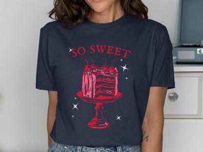 So Sweet Cake Graphic Design T-shirt product type