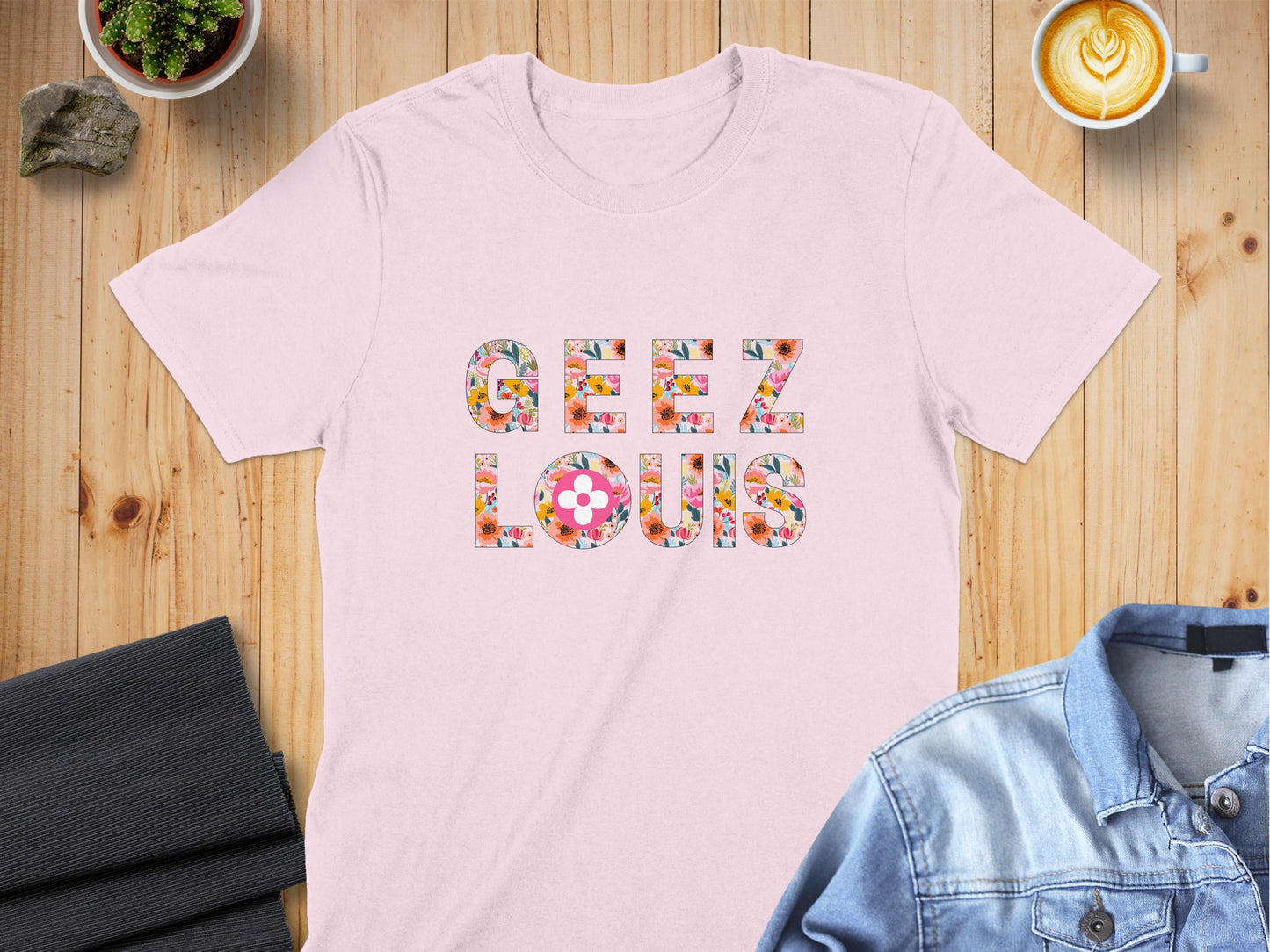 Geez Louis Graphic Tees Shirt Colorful and Fun Product type
