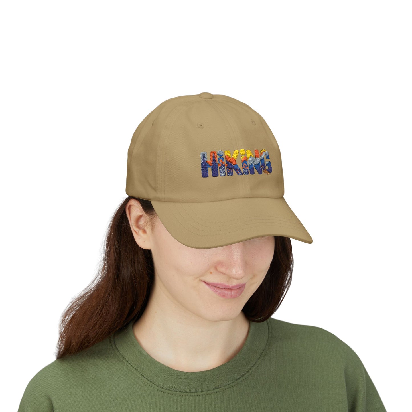 Hiking Dad Cap – Mountain Scenic Embroidered Hat for Outdoor Lovers