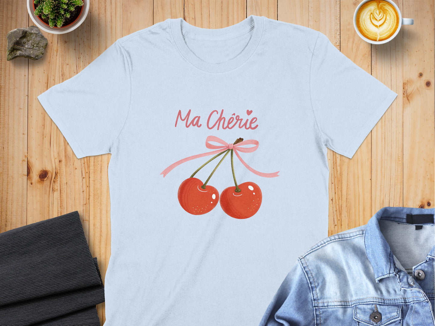 Ma Chérie Cherry Print Casual Graphic Top product type