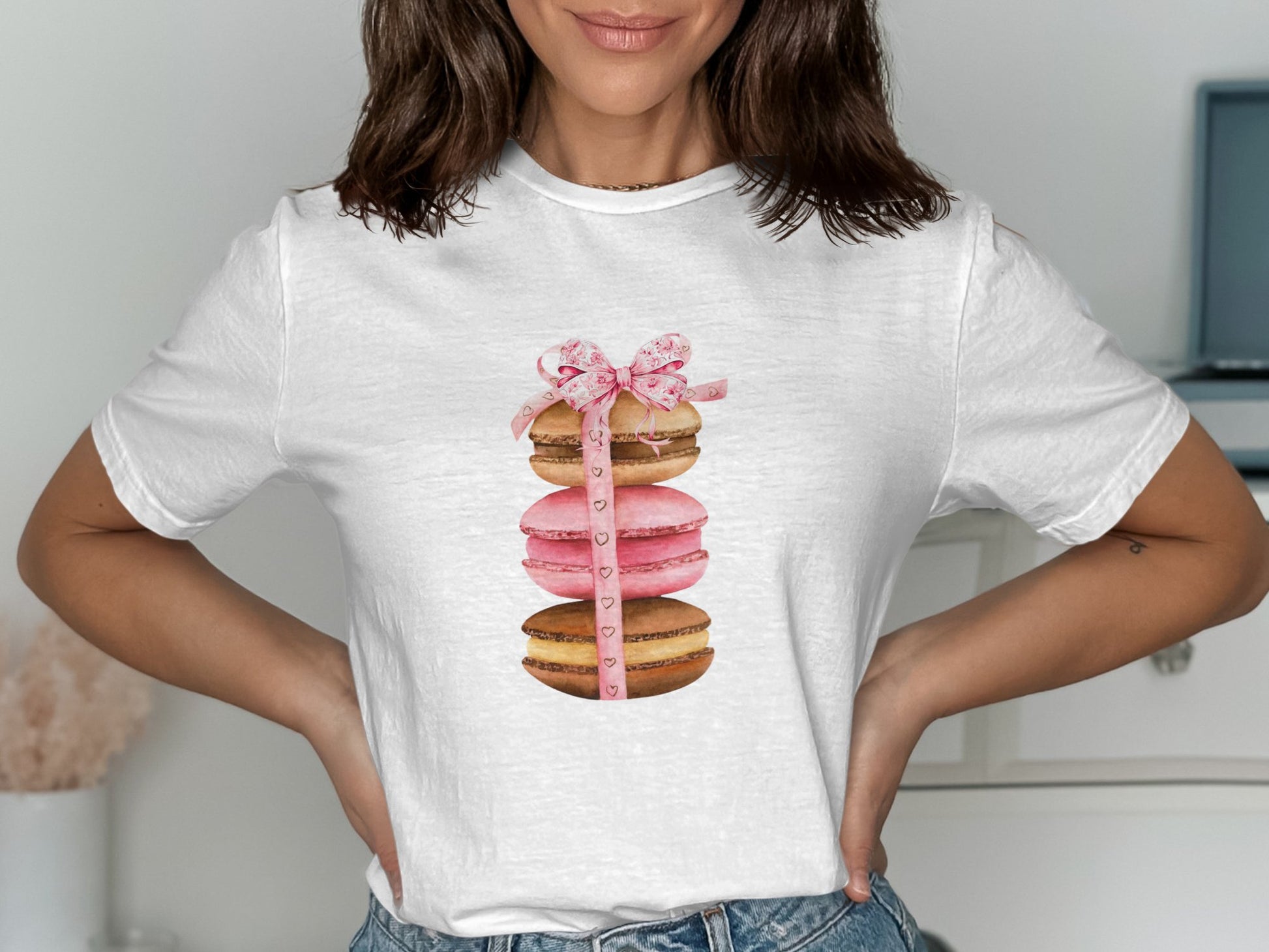 Delicious Macarons Printed Graphic T-Shirt product