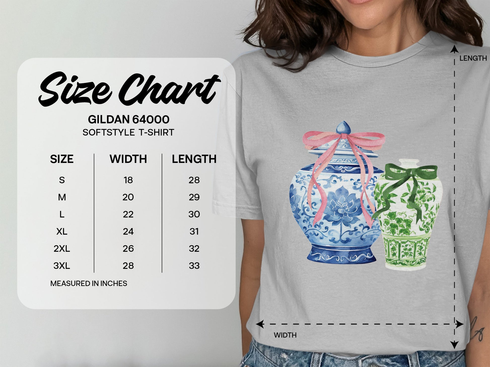 Stylish Decorative Vase Design T-shirt product type
