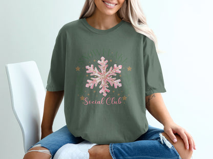 Snowflake Social Club graphic top stylish product type