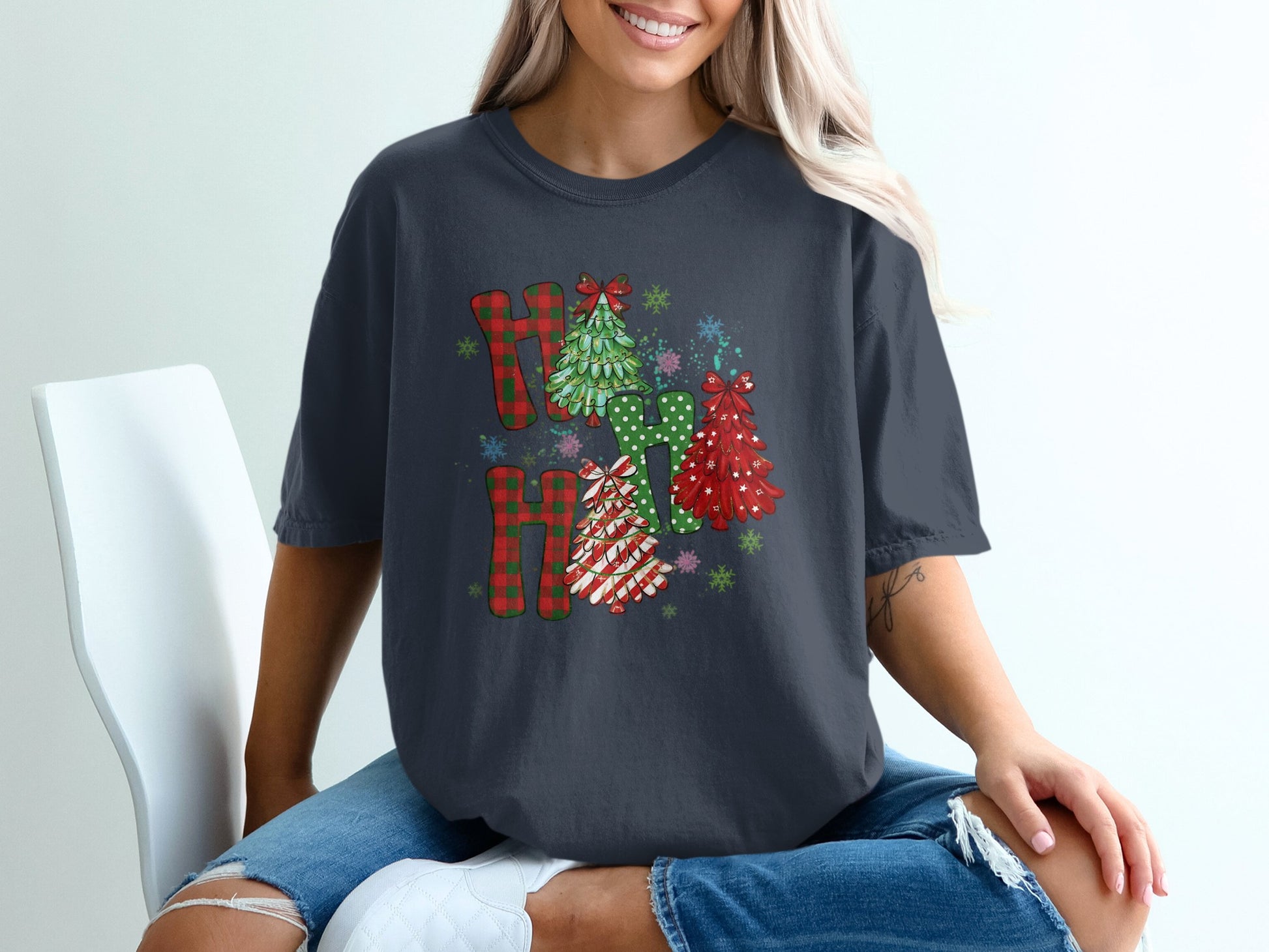 Festive Christmas Theme Graphic Tee product