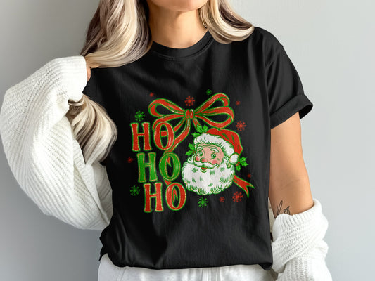 Festive Ho Ho Ho Santa Claus Graphic T-Shirt product type