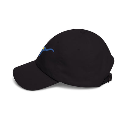 Embroidered Blue Longhorn Dad Cap Western Sun Hat