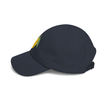 Lemon Embroidered Dad Cap Amalfi Capri Sicily Lemon Baseball Hat
