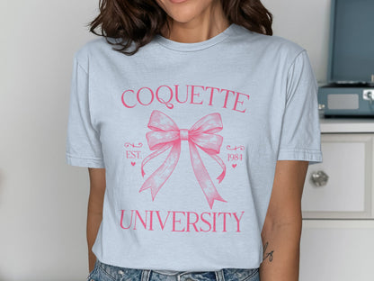 Coquette University Est 1984 Graphic Tee product