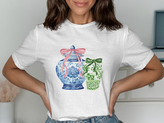 Blue and Green Decorative Vases T-shirt product