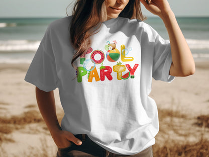 Pool Party Beach Fun Graphic T-Shirt product